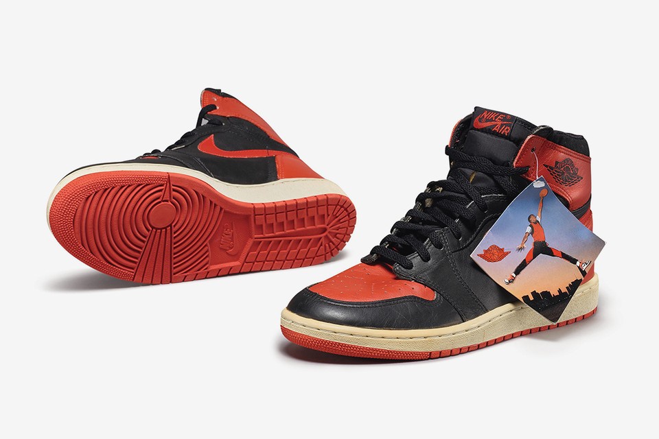 8 đôi giầy nike hiếm Nike Air Jordan 1 High OG "Bred"