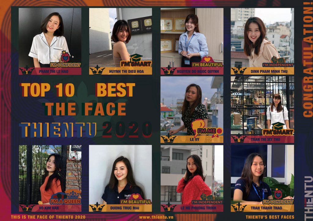 Top 10 The Face Thien Tu 2020