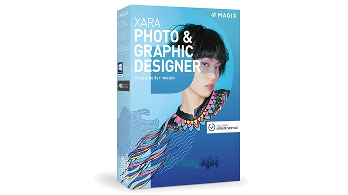 8. Chuyên gia tạo chữ 3D- Xara Photo & Graphic Designer 