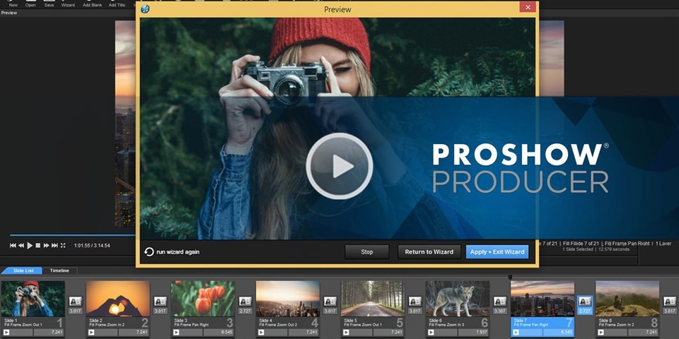 phần mềm edit video Proshow Producer