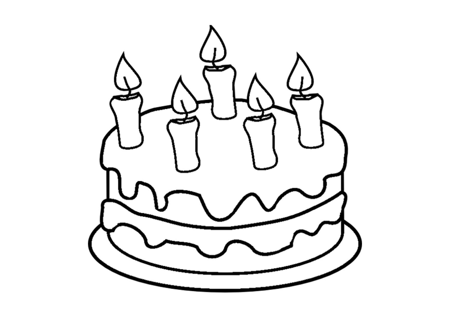 Vẽ Bánh sinh nhậtHow to Draw Birthday cake  YouTube