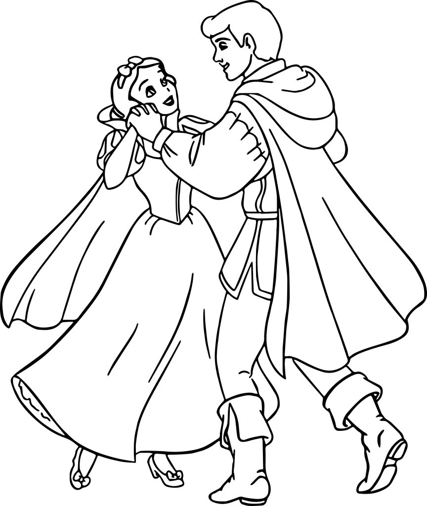 công chúa và hoàng tử đang nhảy scaled