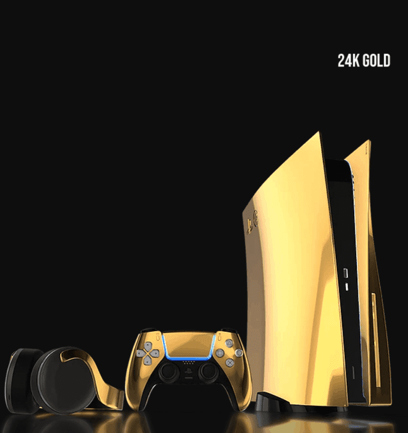 Lóa mắt với phiên bản vàng giới hạn của PS5
