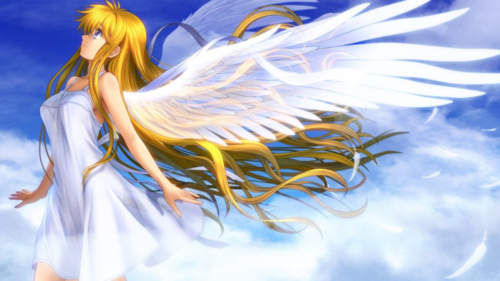 hình nền Anime thiên thần đẹp cho lễ hội