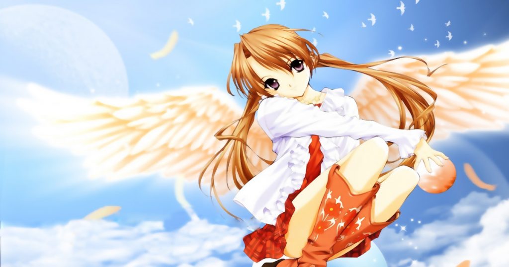hình nền Anime thiên thần đẹp cho laptop