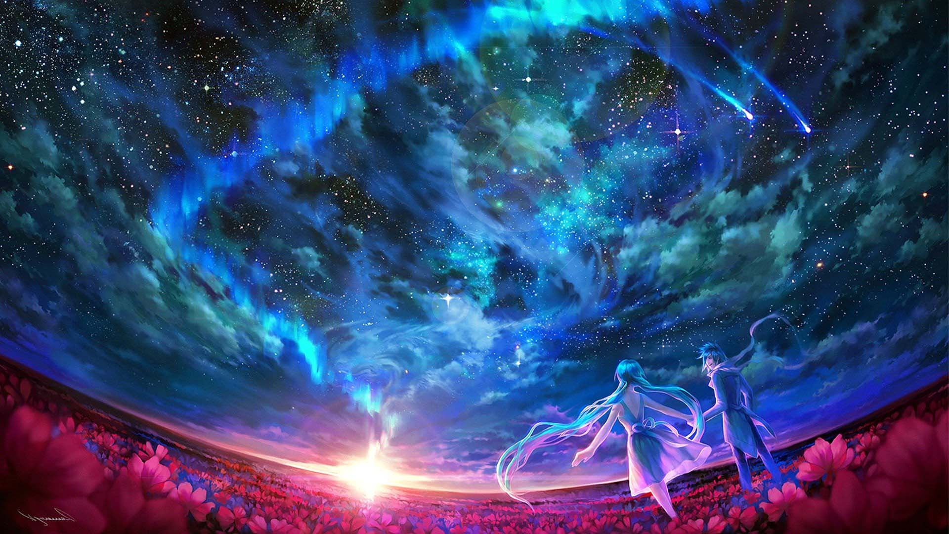 Anime Galaxy Wallpapers  Wallpaper Cave