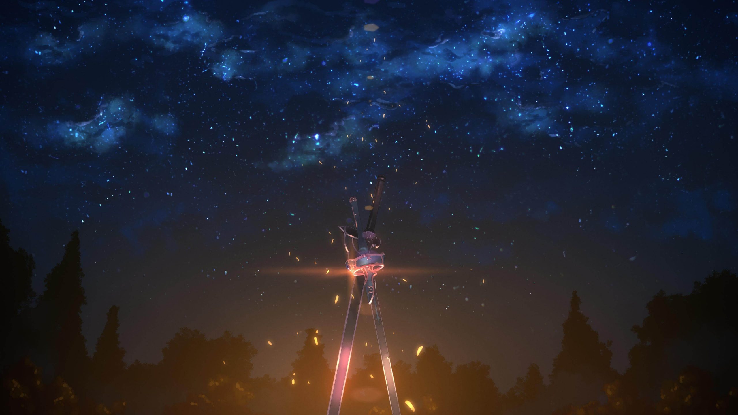 Hình Nền Anime Galaxy Đẹp 