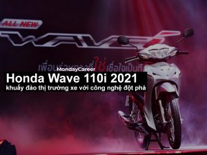 Honda Wave 110i 2021 khuấy đảo thị trường xe với công nghệ đột phá